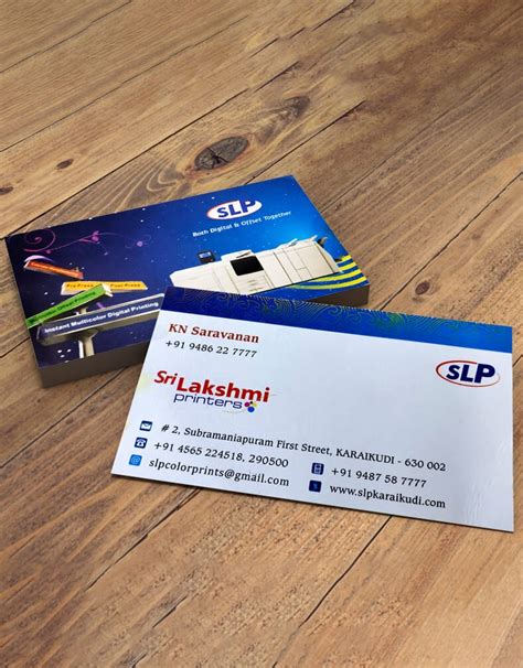 Business Cards | Sri Lakshmi Printers | Karaikudi