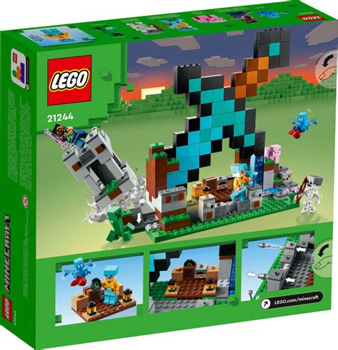 LEGO Minecraft The Sword Outpost 21244 Building Toy Set (427 Pieces ...