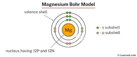 Magnesium Bohr model - Learnool