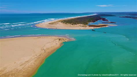 Murray river mouth Hindmarsh Island - Drone Photography