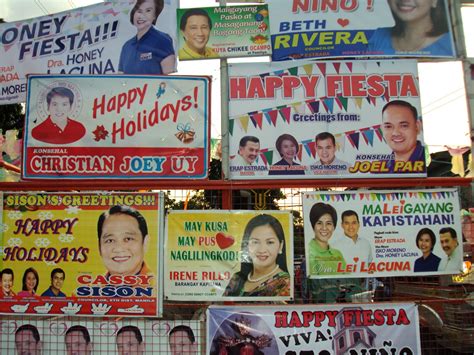 Politicians' Tarpaulins Mushroom in Pandacan as Santo Niño Fiesta ...