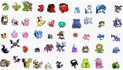 Pokemon Gold 'n' Silver colored Beta Sprites 1-50 by louiehit123 on ...