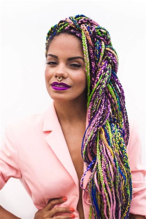 Seven Box Braid Color Ideas We Dare You To Try | Unruly | Hair styles, Weave hairstyles braided ...