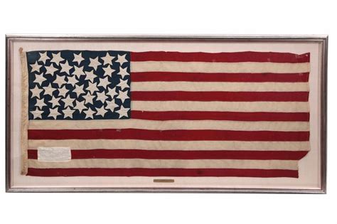 Lot - A 38-Star American Flag commemorating Colorado statehood 1876-1889