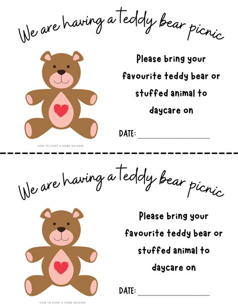 Teddy Bear Picnic Preschool Theme - Activities and Recipes