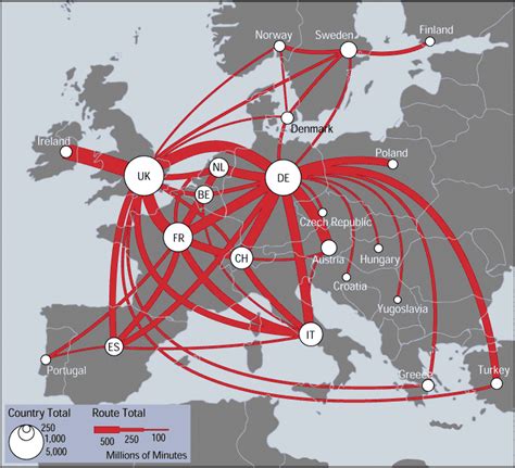 Telecommunications Traffic Flow Map - Mappa.Mundi Magazine - Map of the ...