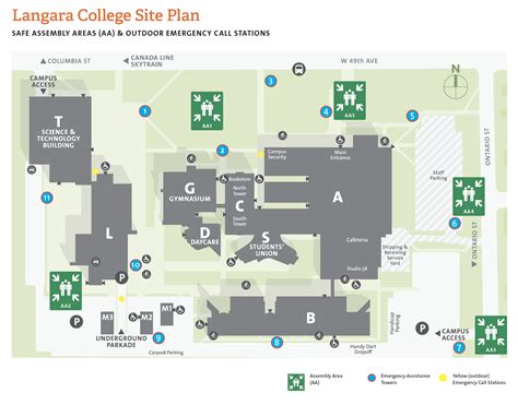 Langara Campus Map