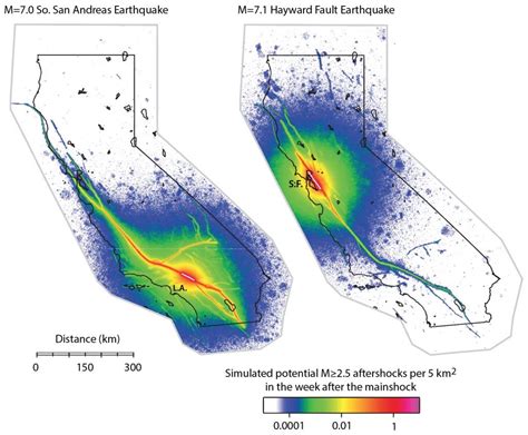 aftershock-simulations-san-andreas-fault-hayward-fault-map - Temblor.net