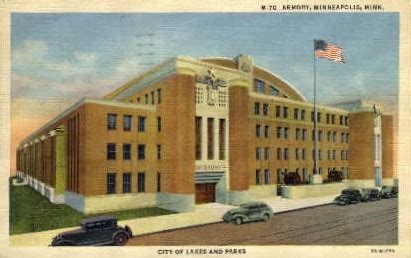 Armory - Minneapolis, Minnesota MN Postcard | OldPostcards.com