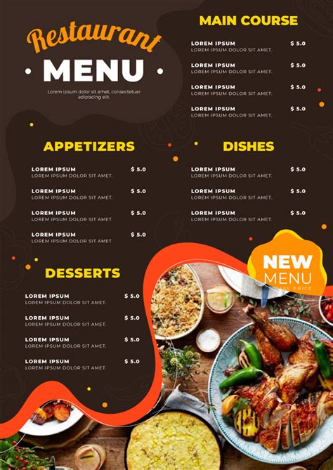 Restaurant Menu Card Design :: Behance