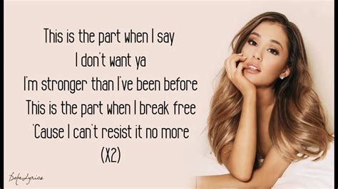 Ariana Grande - Break Free (Lyrics) 🎵 ft. Zedd - YouTube Music