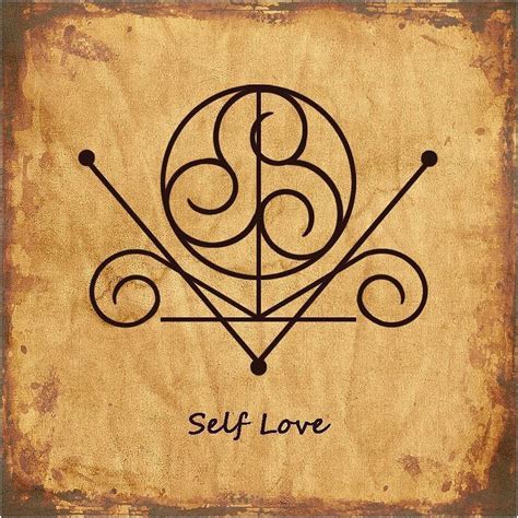 SELF LOVE Sigil#SpiritualTattoos , click for more. | Love symbol ...