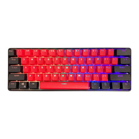 Kraken Pro 60 - BRED Edition 60% Mechanical Keyboard RGB Gaming ...