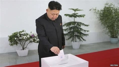 North Koreans vote in rubber-stamp elections - BBC News