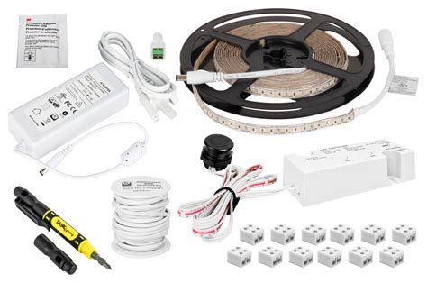 16ft TANDEMLED Tunable LED Tape Light Kit with wired controller, 2700K ...