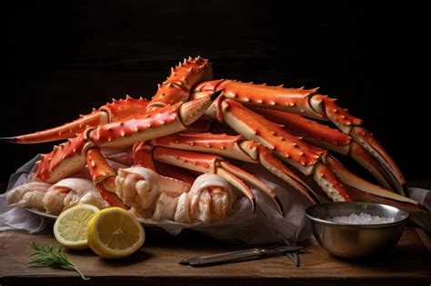 Premium AI Image | Alaskan King Crab Legs