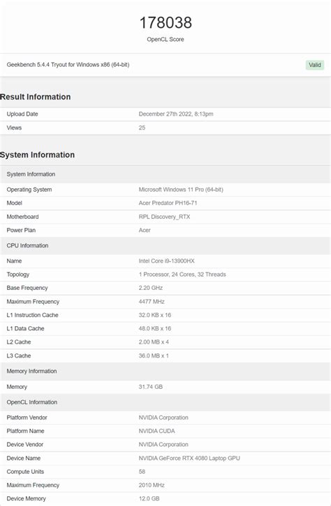 NVIDIA GeForce RTX 4080 Laptop GPU Specs & Benchmarks Leak: 20% Faster ...