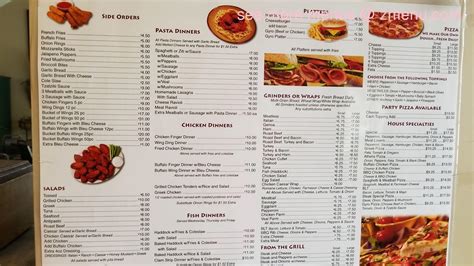 Online Menu of Athens Pizza Restaurant, Brimfield, Massachusetts, 01010 ...