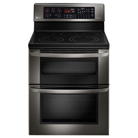 LG 30-in Smooth Surface 5-Element 4.4-cu ft/2.3-cu ft Double Oven ...