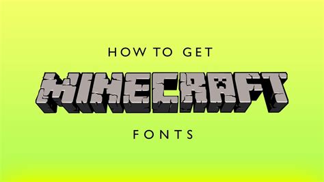 How to Download & Install Minecraft Fonts in Photoshop - YouTube