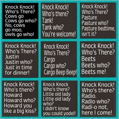 Knock Knock Jokes For Kids Funny Knock Knock Jokes Fu - vrogue.co