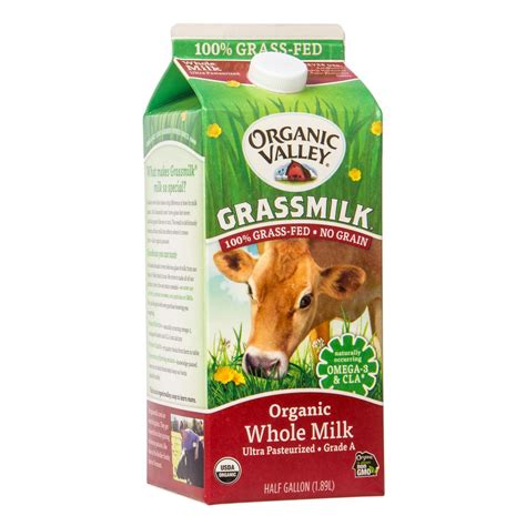 Organic Valley - Whole Milk, Grass-fed, Ultra Pasteurized, Organic - Azure Standard