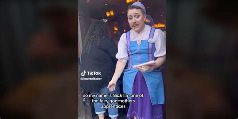 Video Of Male Fairy Godmother At Disney Provokes The Internet