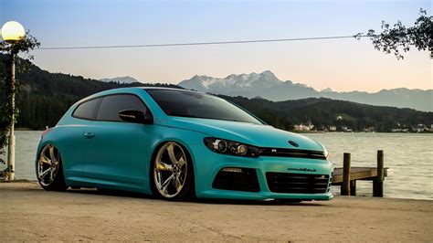 Slammed VW Scirocco R with 370PS is as Minty Fresh as They Come - carscoops.com