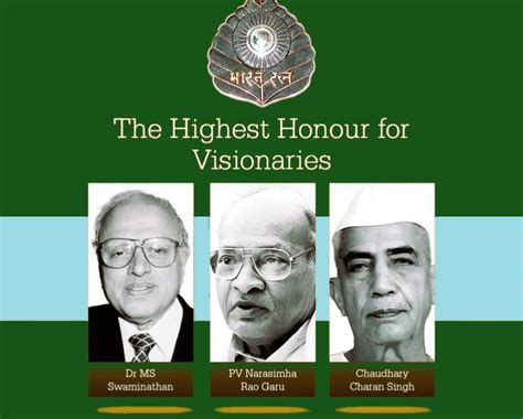 Experts Applaud Bharat Ratna Awards for Chaudhary Charan Singh, Dr. MS ...