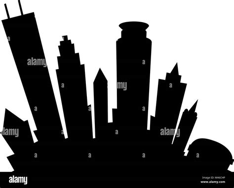 Minneapolis skyline silhouette hi-res stock photography and images - Alamy