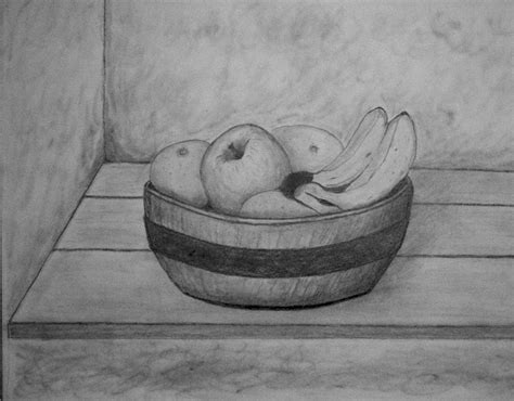 Fruit Bowl Sketch at PaintingValley.com | Explore collection of Fruit Bowl Sketch