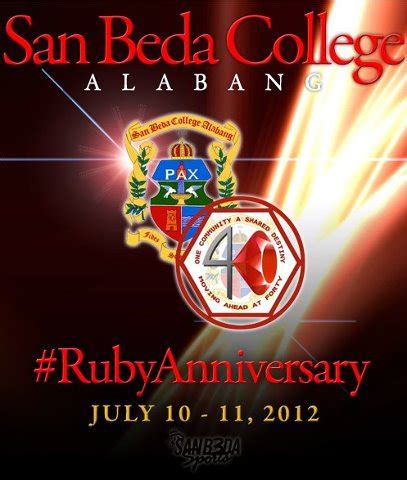 MY LIPS ARE SEALED: San Beda College Alabang: Ruby Anniversary