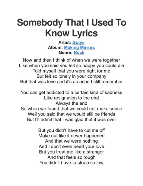 22 best Great song lyrics images on Pinterest | Lyrics, Music lyrics ...