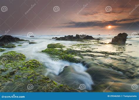 Sea view, sunset stock image. Image of blissful, coastal - 29546265