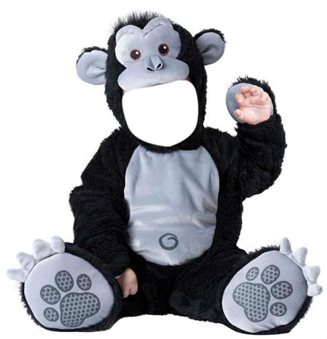 baby gorilla costume - FACEinHOLE