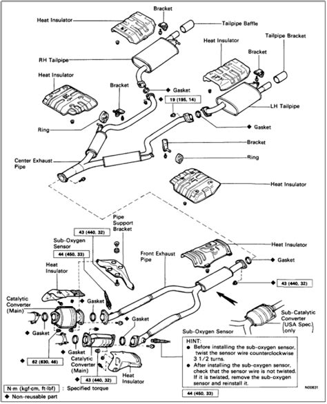 Basic Car Exhaust System Diagram