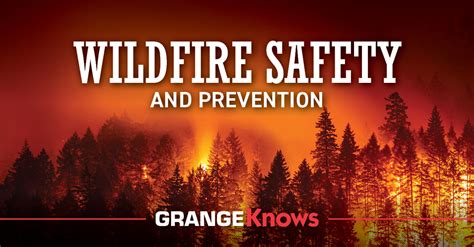 Wildfire Safety and Prevention - Grange Co-op