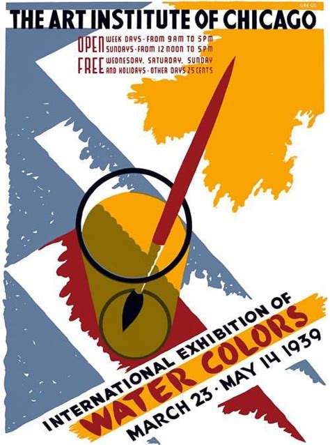 WPA Exhibition Vintage Posters, Vintage Art, Modern Posters, Wpa Posters, Event Posters, Works ...