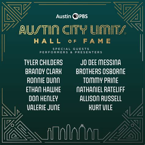 Austin City Limits Announces Full Line-Up for 2023 ACL Hall of Fame ...