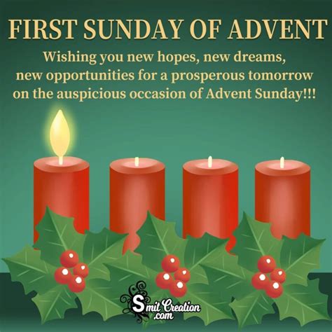 First Sunday Of Advent Wishes - SmitCreation.com