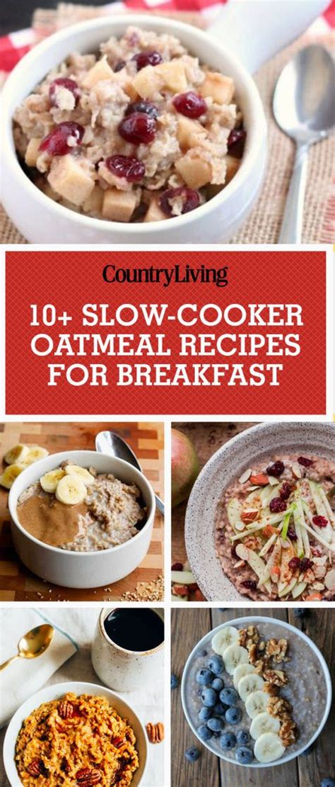 11 Easy Slow Cooker Oatmeal Recipes - How to Make Oatmeal in a Crock Pot