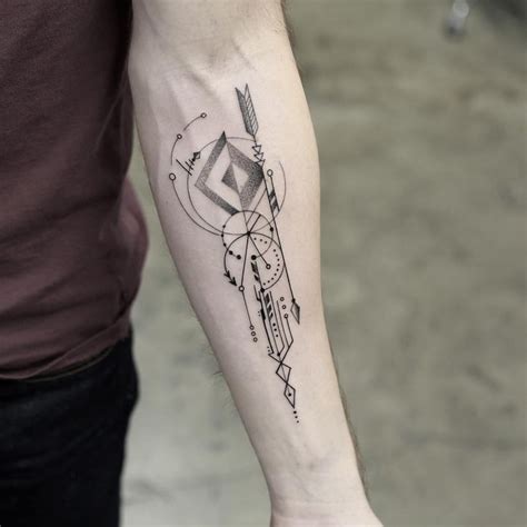 Geometric Forearm Tattoo Designs, Ideas and Meaning - Tattoos For You