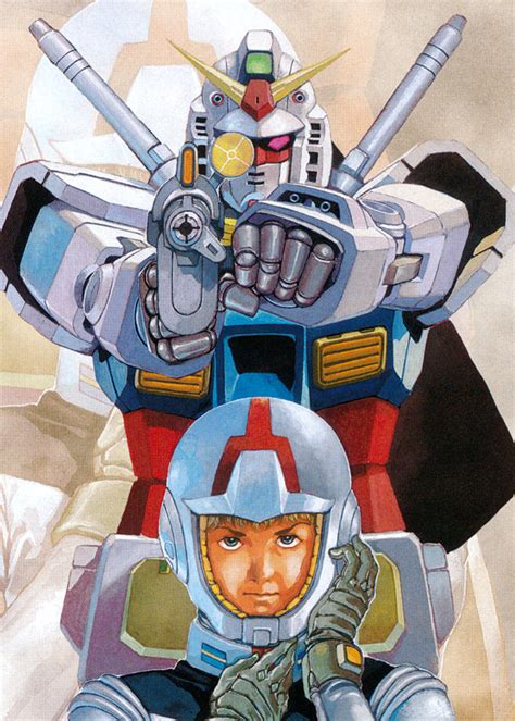 GUNDAM GUY: Gundam The Origin Art: RX-78-02 Gundam & Amuro Ray