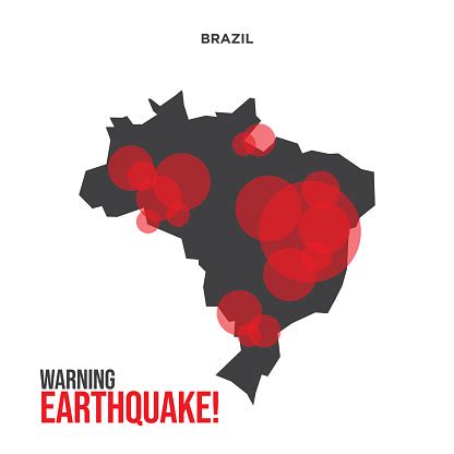 Brazil Earthquake Wave With Circle Vibration Design For Education ...