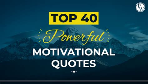 Top 40 Motivational Quotes For Student Success | PW