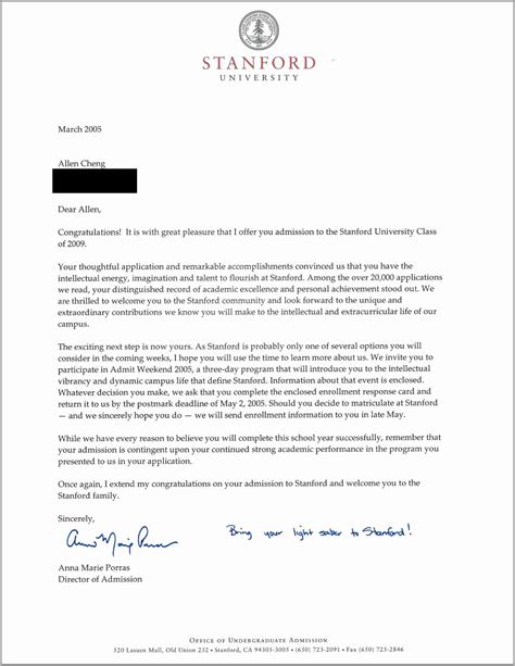 Stanford Letter Of Recommendation Awesome Stanford Acceptance Letter Real and Ficial | College ...