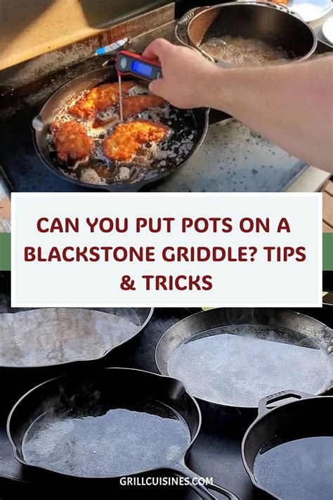 Can You Put Pots on a Blackstone Griddle? Tips & Tricks in 2024 | Outdoor cooking recipes ...