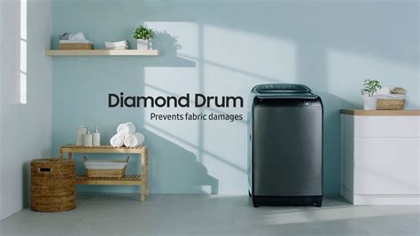 Samsung Washing Machine Diamond Drum - YouTube