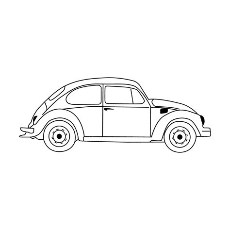 Car Art Drawing Outline Motor Design, Car Vector, Car Design, Car ...