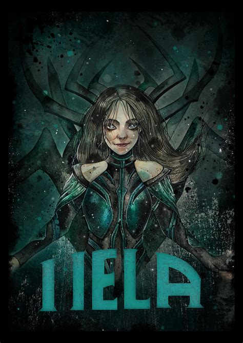 Hela the goddess of death by jminsart on DeviantArt